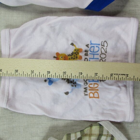 Lot of 3 Dog Shirts Large Multi Cute Graphic Pet Clothes Vegas Big Brother Baby - Picture 10 of 16